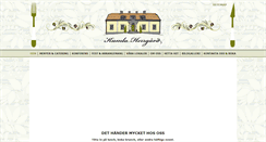Desktop Screenshot of kumlaherrgard.se